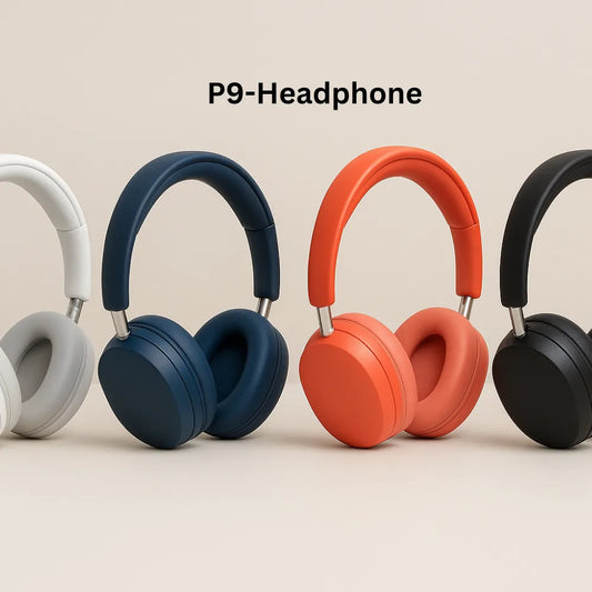 P9 Headphone Headset – Wireless Bluetooth 5.3 Noise Cancelling with Mic