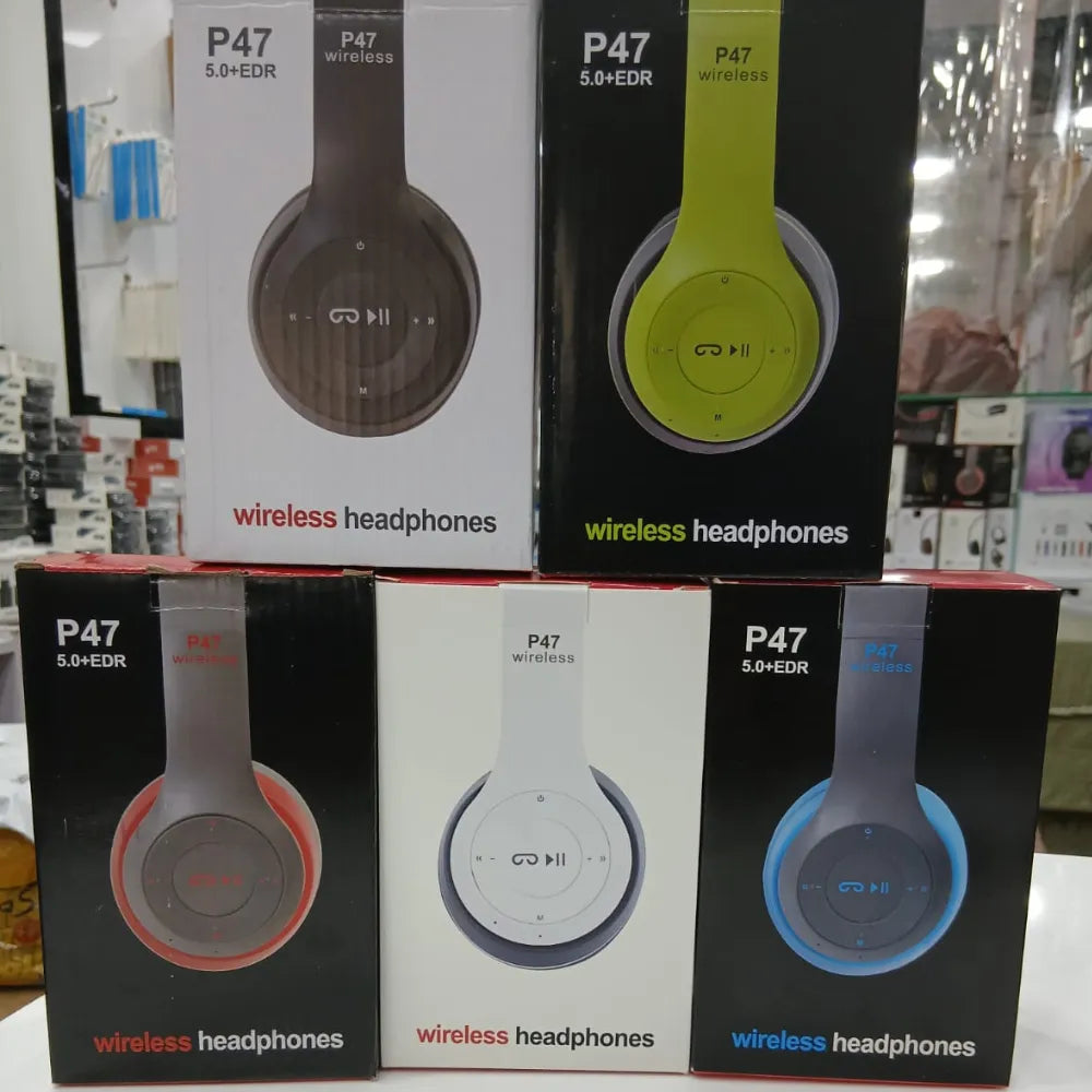 P47 Wireless Headphone | Bluetooth P47 Wireless Headset with Deep Bass π§