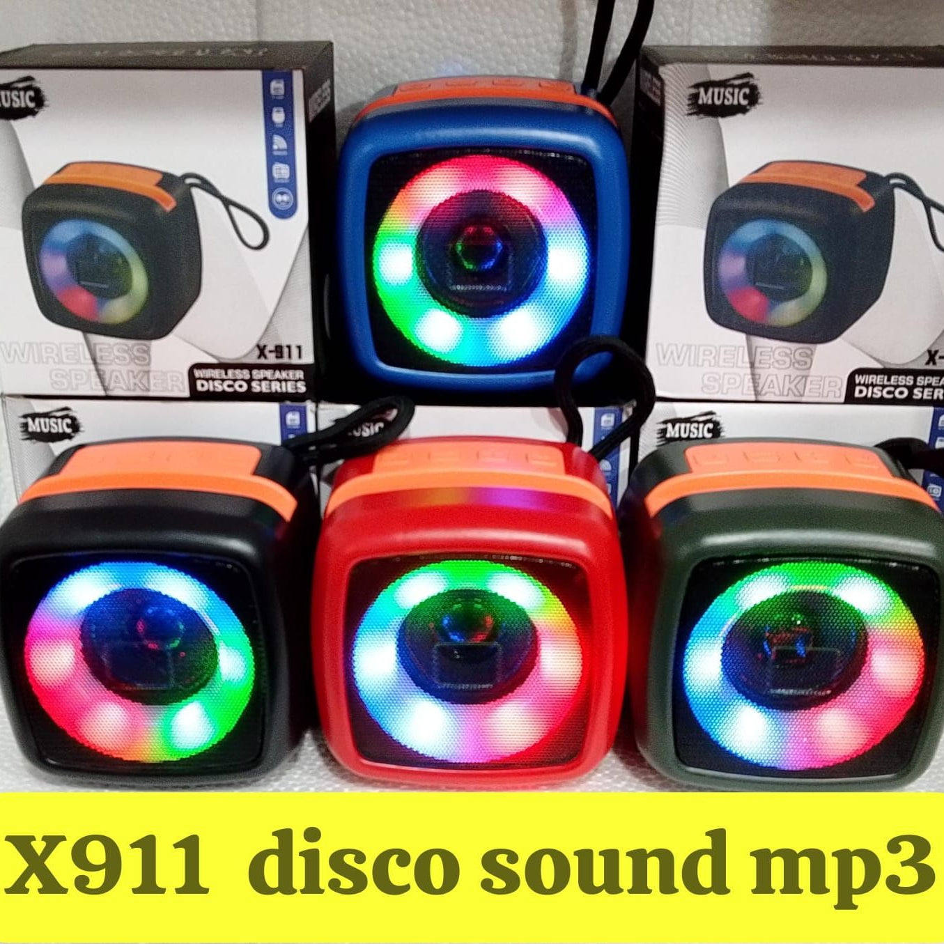 X911 Portable Bluetooth Speaker – Powerful Sound & Bass