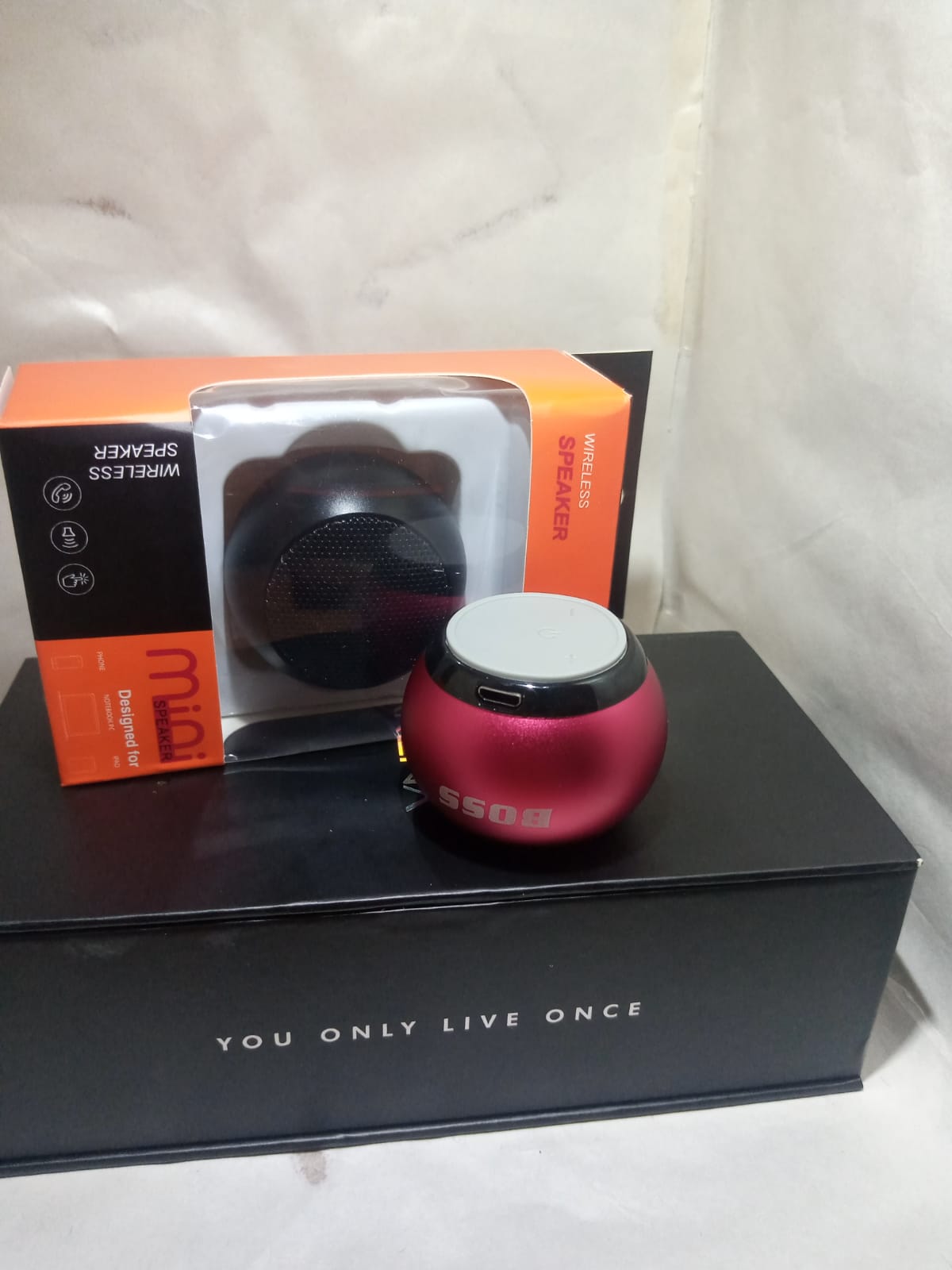 Wireless Mini Speaker Boss – Portable Bluetooth 5.0 Sound System