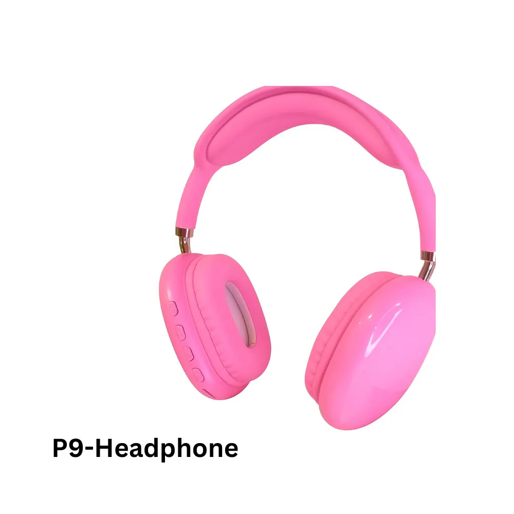 P9 Headphone Headset – Wireless Bluetooth 5.3 Noise Cancelling with Mic