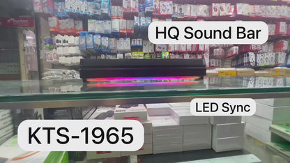 KTS-1965 Wireless Bluetooth Speaker with RGB Lights – Deep Bass Subwoofer (Brand New)