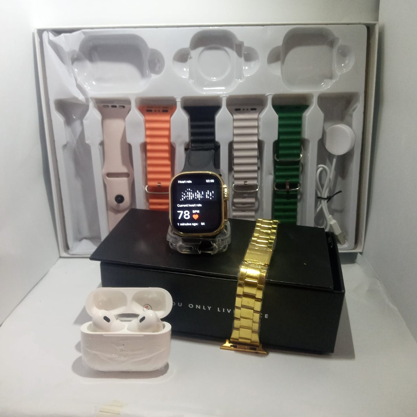 Smart Watch Fitness Tracker Big 2.0 Ultra 10-in-1 – Stylish, Durable & Advanced Health Features