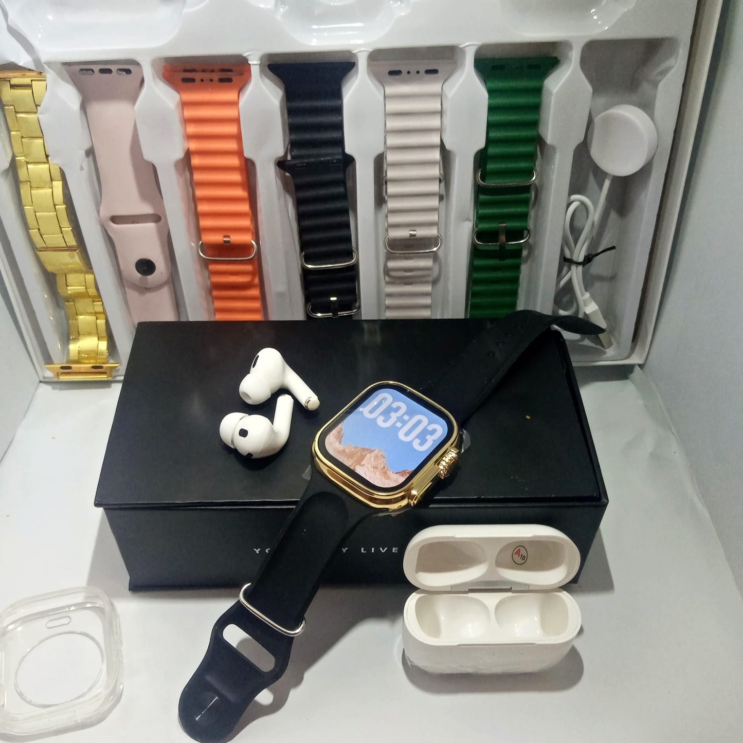 Smart Watch Fitness Tracker Big 2.0 Ultra 10-in-1 – Stylish, Durable & Advanced Health Features