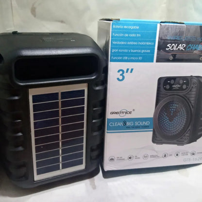 Great Nice Wireless Portable Speaker – Double Solar Powered Bluetooth Speaker 🔊