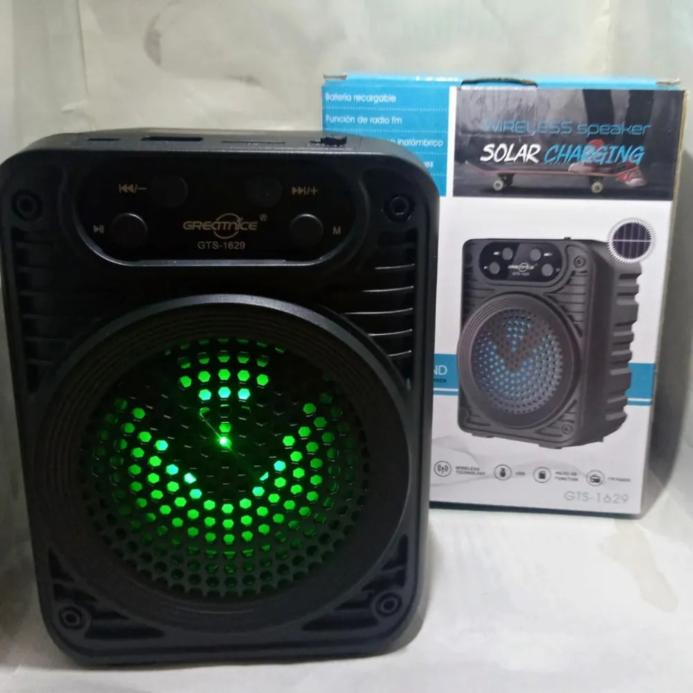 Great Nice Wireless Portable Speaker – Double Solar Powered Bluetooth Speaker 🔊